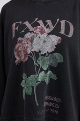 Foxwood Rosa Crew Washed Black From BoxHill