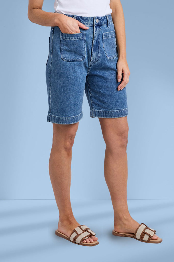 Foxwood Sarah Shorts Light Blue From BoxHill