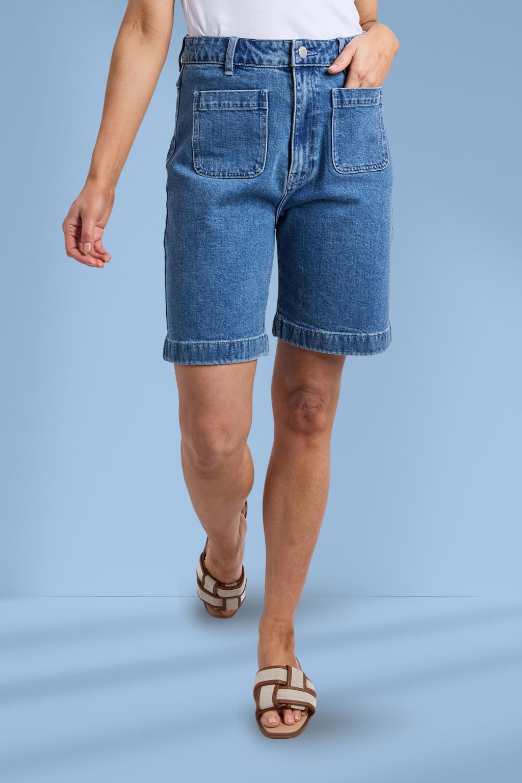 Foxwood Sarah Shorts Light Blue Foxwood