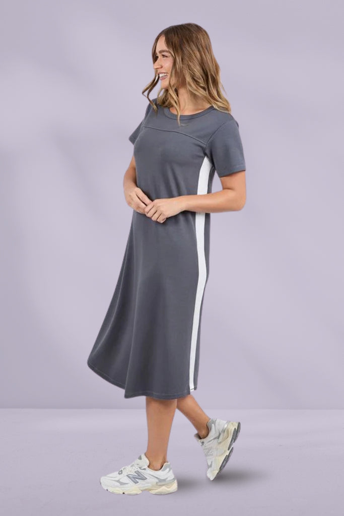 Foxwood Seattle Dress Charcoal From BoxHill