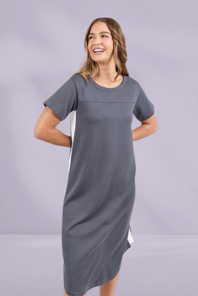 Foxwood Seattle Dress Charcoal From BoxHill