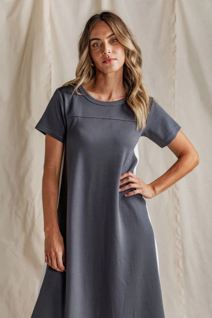 Foxwood Seattle Dress Charcoal From BoxHill
