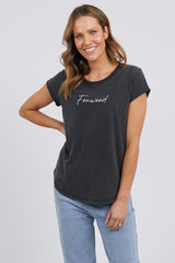 Foxwood Signature Tee Black From BoxHill