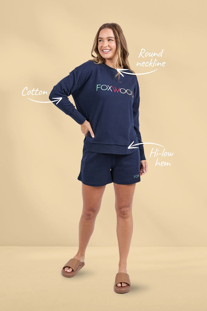 Foxwood Simplified Confetti Crew Navy From BoxHill