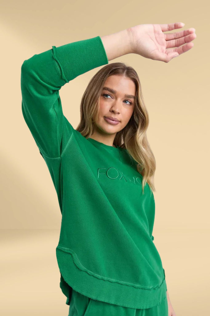 Foxwood Simplified Crew Green From BoxHill