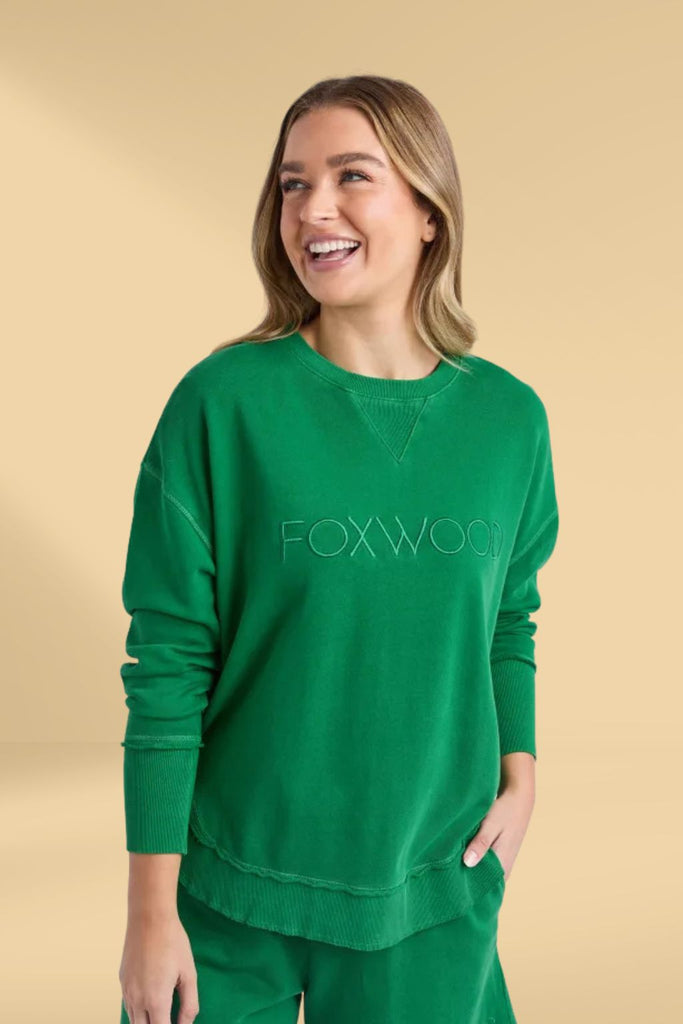 Foxwood Simplified Crew Green From BoxHill