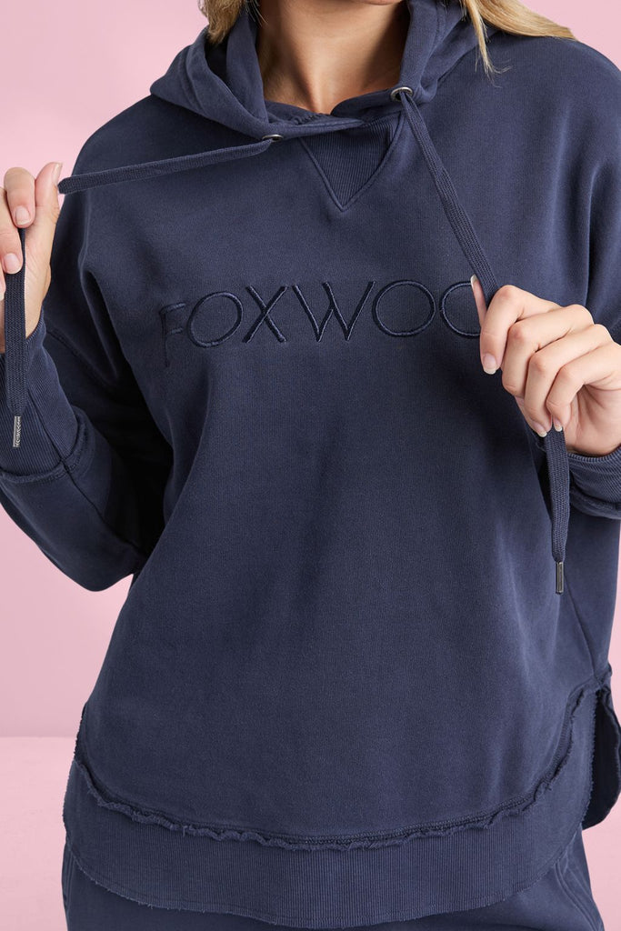 Foxwood Simplified Hoodie Navy From BoxHill
