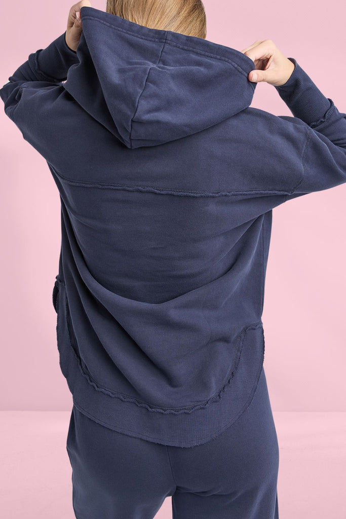 Foxwood Simplified Hoodie Navy From BoxHill