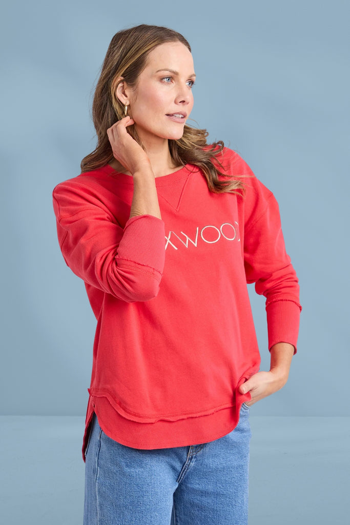 Foxwood Simplified Metallic Crew Red From BoxHill