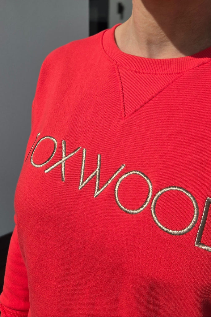 Foxwood Simplified Metallic Crew Red From BoxHill