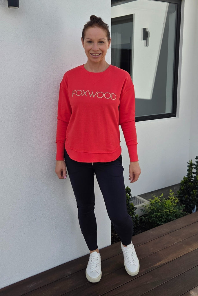 Foxwood Simplified Metallic Crew Red From BoxHill