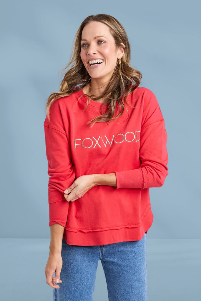 Foxwood Simplified Metallic Crew Red From BoxHill