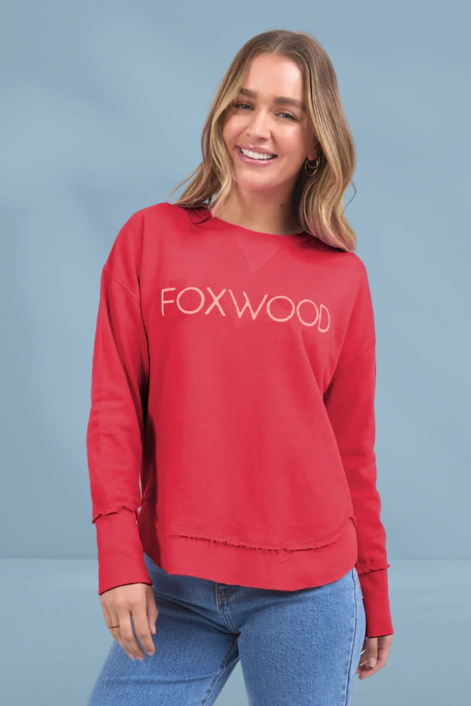 Foxwood Simplified Metallic Crew Red From BoxHill