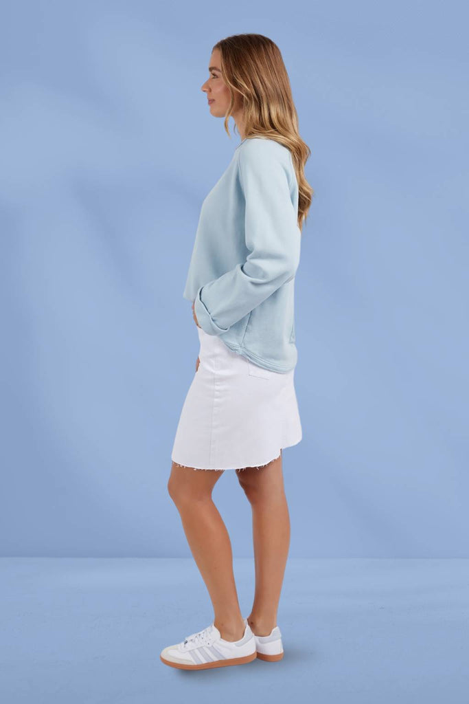 Foxwood Spencer Crew Dream Blue From BoxHill