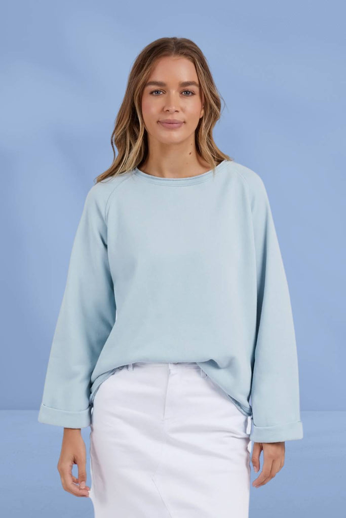 Foxwood Spencer Crew Dream Blue From BoxHill