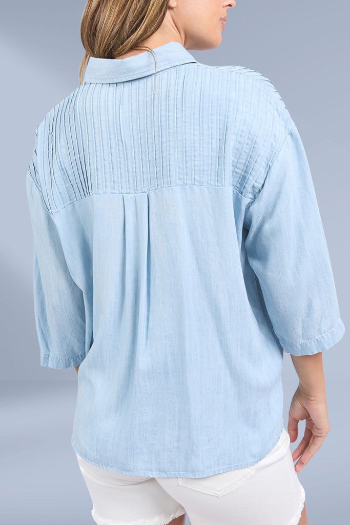 Foxwood Spire Shirt Light Blue From BoxHill