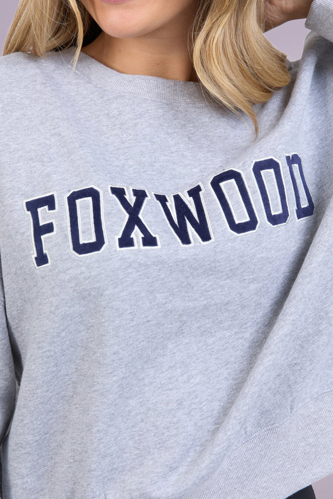 Foxwood Sunday Crew Grey Marle From BoxHill