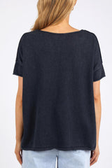 Foxwood Tahlia Tee Washed Black From BoxHill