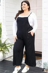 Freez Rayon Overalls Black From BoxHill