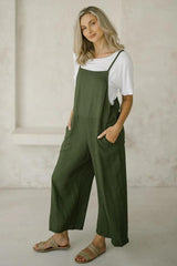 Freez Rayon Overalls Olive From BoxHill