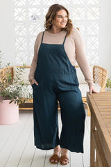 Freez Rayon Overalls Teal From BoxHill