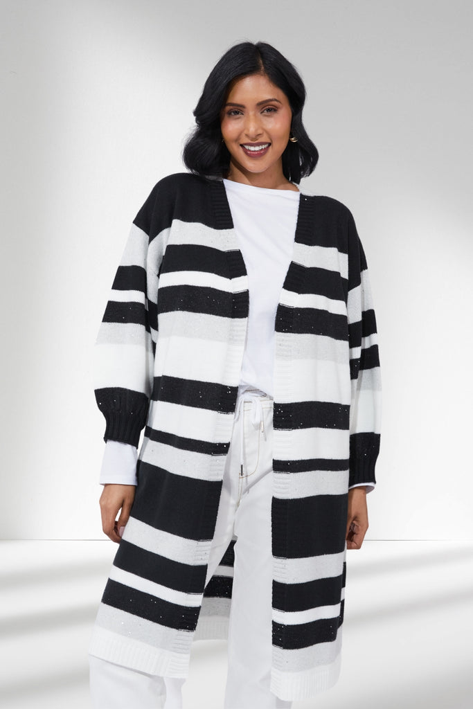 Haven Yuma Cardigan White Kohl From BoxHill