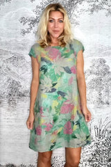 Helga May Tropicana Sketch Kennedy Dress Mocha One Size Mocha From BoxHill