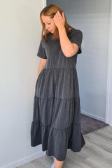 Home-Lee Kendall Dress Charcoal From BoxHill