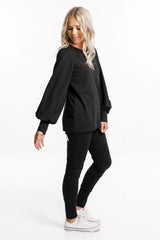 Home-Lee Laylah Top Black From BoxHill