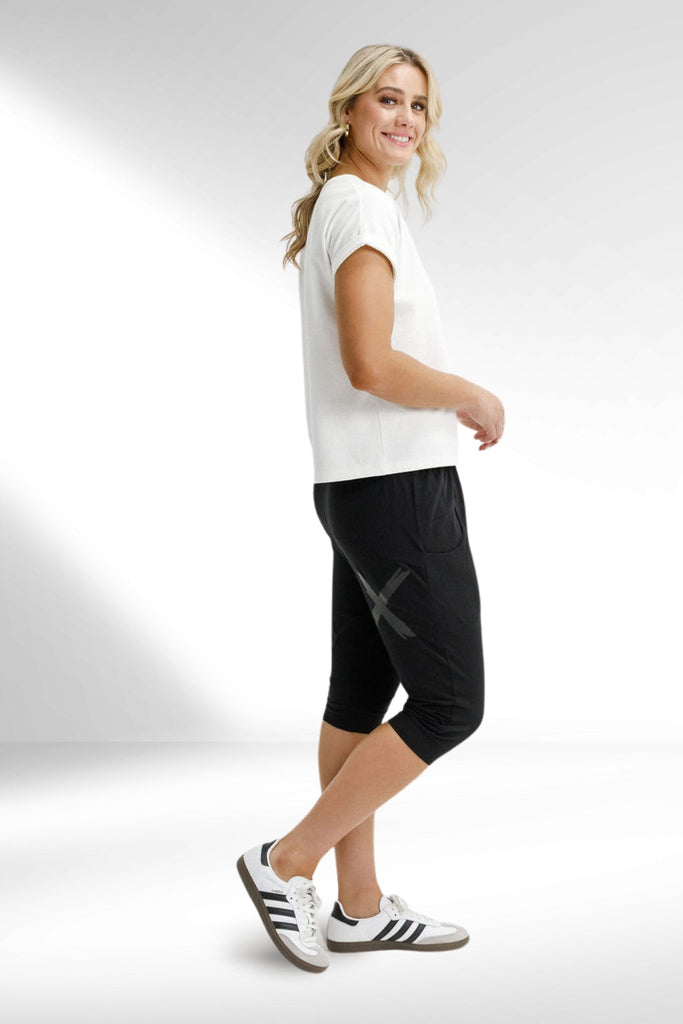 Homelee 3/4 Apartment Pants Black Matte X From BoxHill