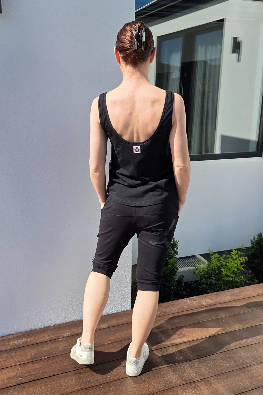 Homelee 3/4 Apartment Pants Black Matte X Home-Lee