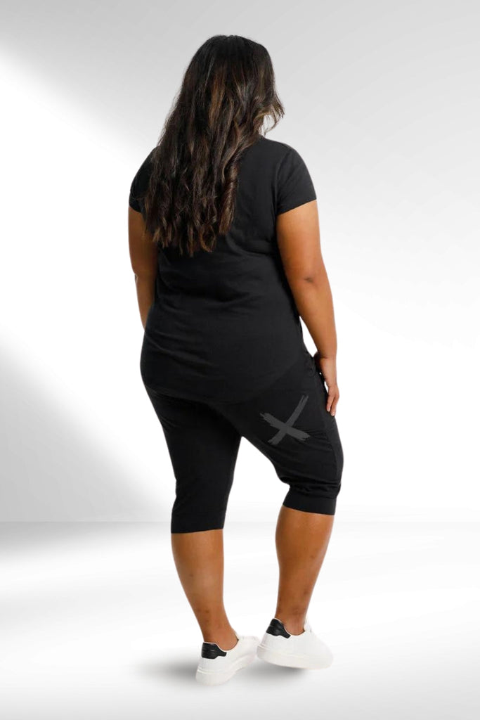 Home-Lee 3/4 Apartment Pants Black Matte X From BoxHill