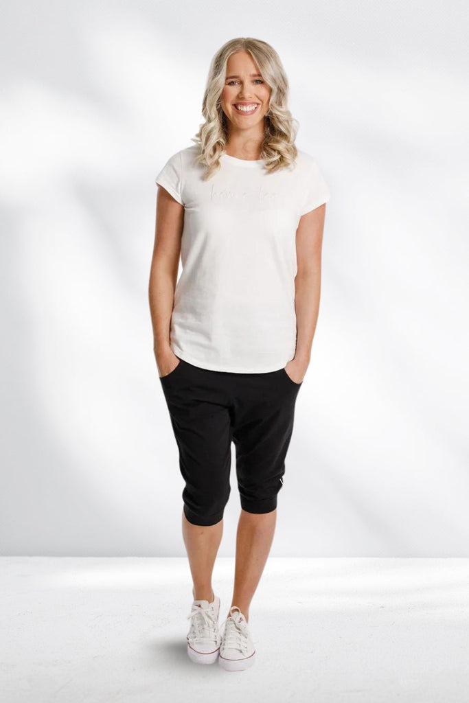 Home-Lee 3/4 Apartment Pants White X From BoxHill