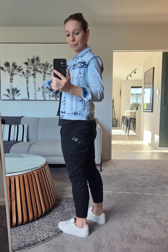 Homelee Alpine Apartment Pants Black with Black Matte Gloss X From BoxHill