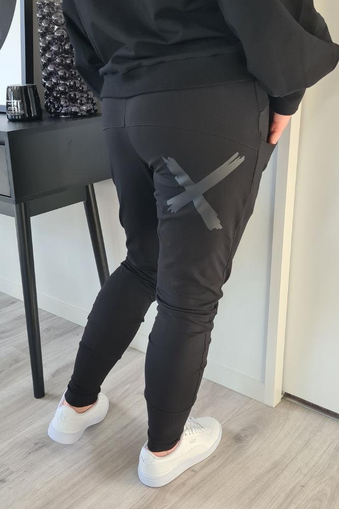 Home-Lee Apartment Pants Black Matte X From BoxHill