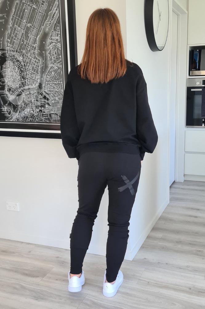 Home-Lee Apartment Pants Black Matte X From BoxHill