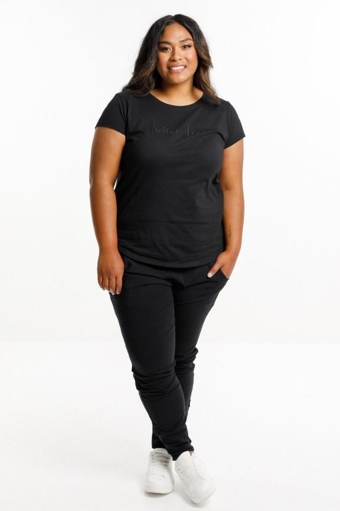 Home-Lee Apartment Pants Black Matte X From BoxHill