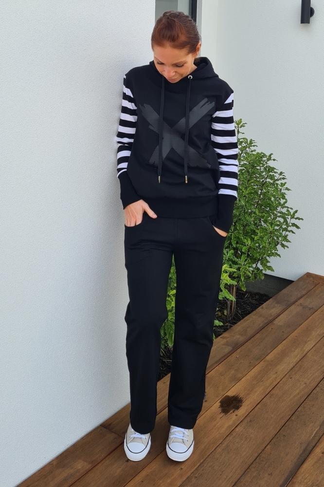 Home-Lee Avenue Pants Black White X From BoxHill