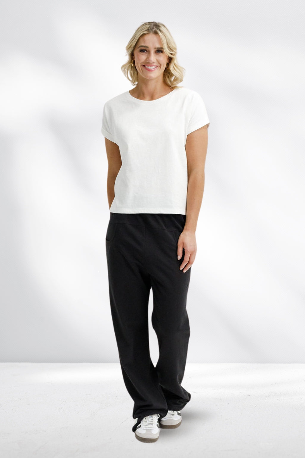 Homelee Avenue Pants Black White X Home-Lee