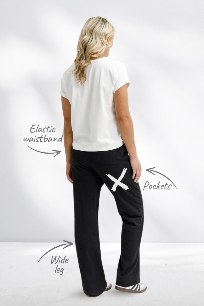 Homelee Avenue Pants Black White X From BoxHill