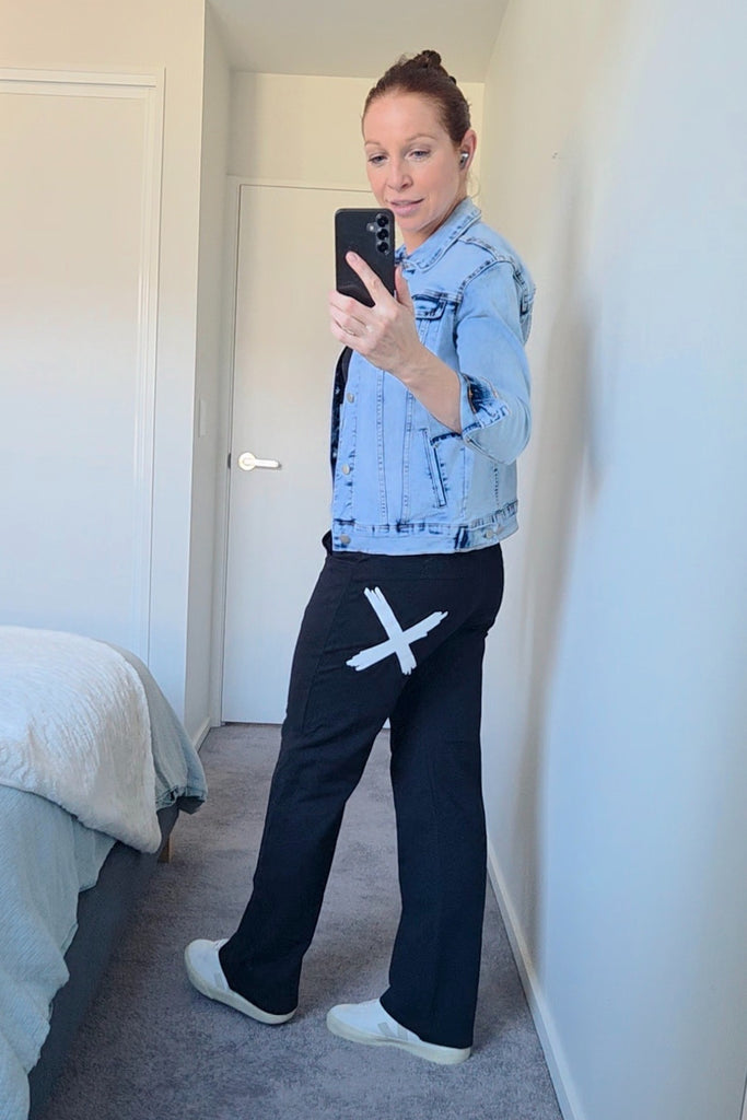 Homelee Avenue Pants Black White X From BoxHill