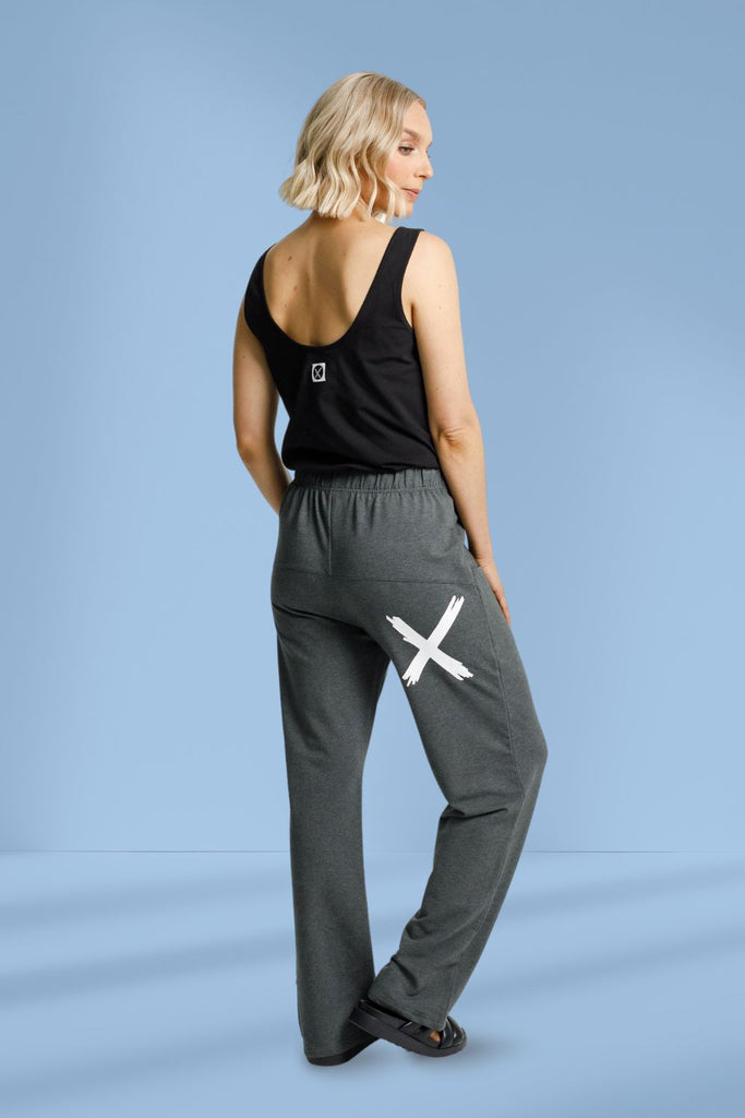 Homelee Avenue Pants Charcoal White X From BoxHill