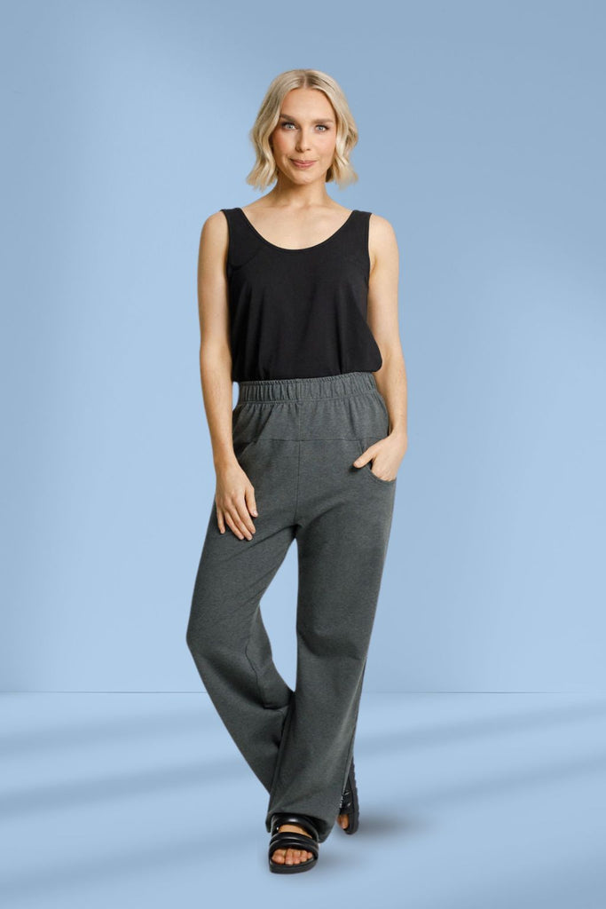 Homelee Avenue Pants Charcoal White X From BoxHill