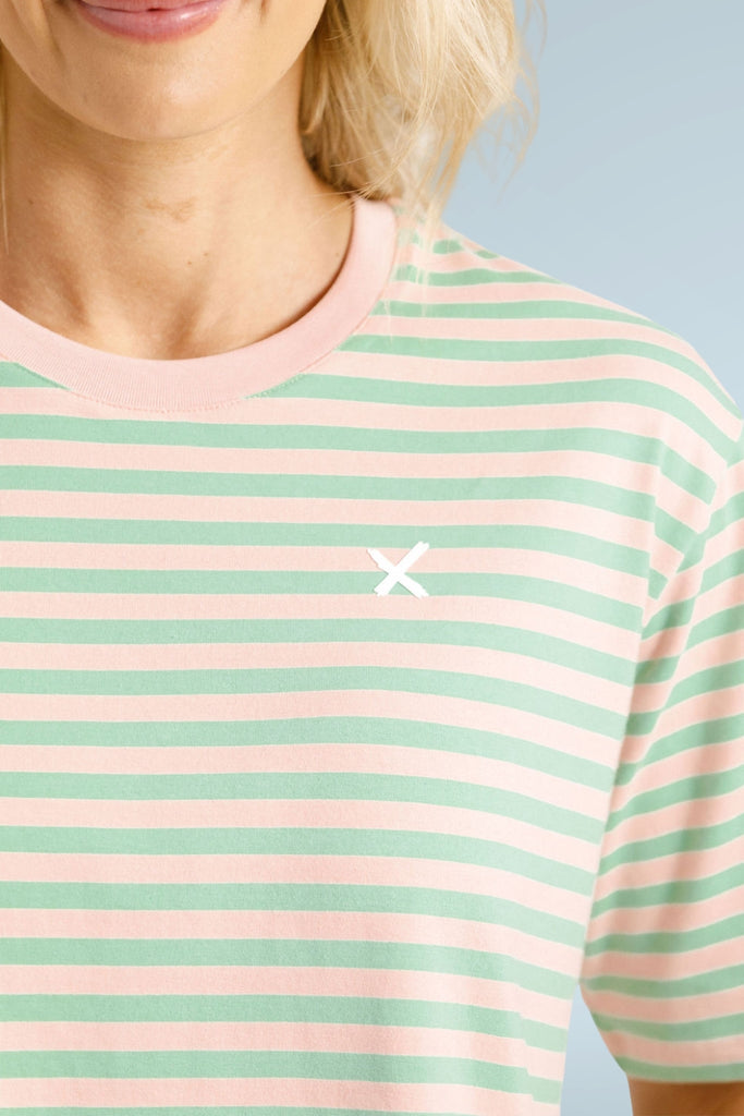 PRE-ORDER Homelee Becky Tee Candy Apple Stripes From BoxHill