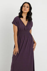 Homelee Cora Dress Plum From BoxHill