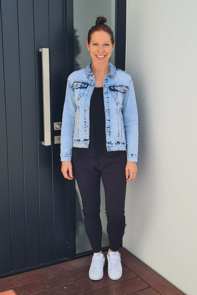 Home-Lee Denim Jacket Snow Wash From BoxHill