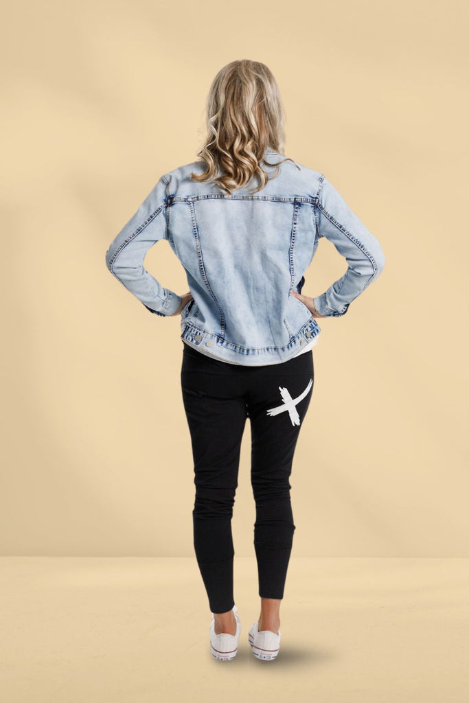 Home-Lee Denim Jacket Snow Wash From BoxHill