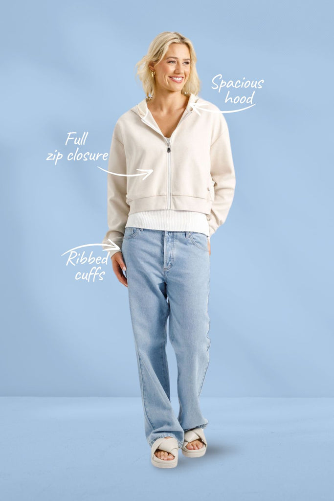 PRE-ORDER Homelee Emily Jacket Ivory From BoxHill