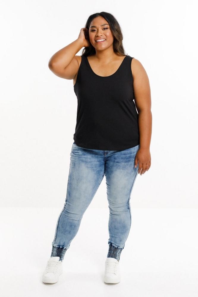 Home-Lee Frankie Top Black From BoxHill