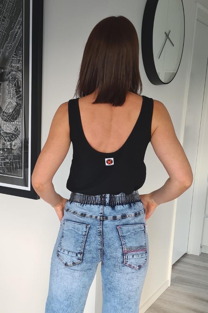 Home-Lee Frankie Top Black From BoxHill